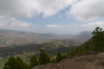 Uitzicht op San Bartolomé de Tirajana op Gran Canaria - Wandelen bij Cruz Grande door Parque National de Pilancones - Gran Canaria - Canarische Eilanden - Spanje