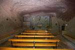 Binnen in de grotten kerk van Guayadeque - Wandelen bij Guayadeque - Gran Canaria - Canarische Eilanden - Spanje