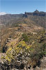 Roque Nublo gezien vanaf Roque Bentaiga - Wandelen op Gran Canaria - Canarische Eilanden - Spanje