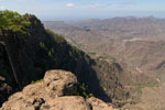 Best ver naar beneden vanaf Montaña de Tauro op Gran Canaria - Wandelen naar Montaña de Tauro - Gran Canaria - Canarische Eilanden - Spanje