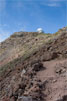 Wandelpad richting de Observatorio Astrofisico - Wandelen bij Roque de los Muchachos - La Palma