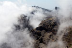 Wolken vormen in de Caldera de Taburiente - Wandelen bij Roque de los Muchachos - La Palma