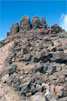 De achterkant van Roque de Los Muchachos - Wandelen bij Roque de los Muchachos - La Palma