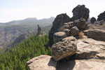 Bijzondere rotsformaties gezien tijdens de wandeling bij Roque Nublo op Gran Canaria