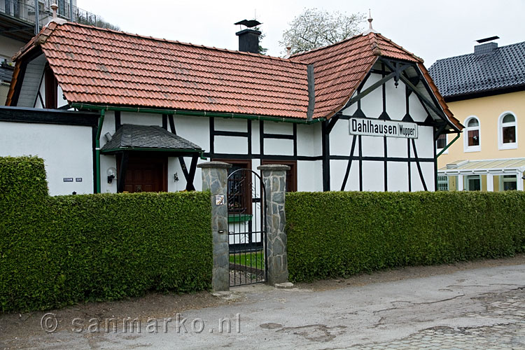 Het voormalige station van Dahlhausen aan de Wupper
