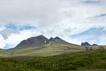 Uitzicht vanaf het uitzichtpunt over de Kristinartindar in Skaftafell NP