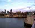 Tower of London aan de Thames - Tower Bridge en de Tower of London - Londen - Engeland - UK