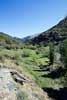 Een mooi uitzicht over de vallei van de Rio Trevélez in de Alpujarras in Spanje
