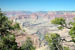 De Colorado River in de Grand Canyon in Amerika