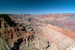 Overzicht van de Grand Canyon in Arizona in Amerika