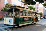 De Cable Car van Powell en Mason Street Line in San Francisco