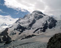 De Breithorn bij Zermatt in Zwitserland - Wandelen naar de Gandegghütte - Zermatt - Wallis - Zwitserland
