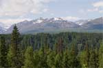 Het uitzicht onderweg naar Denali National Park