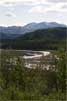 De Nenana rivier dichtbij Denali National Park