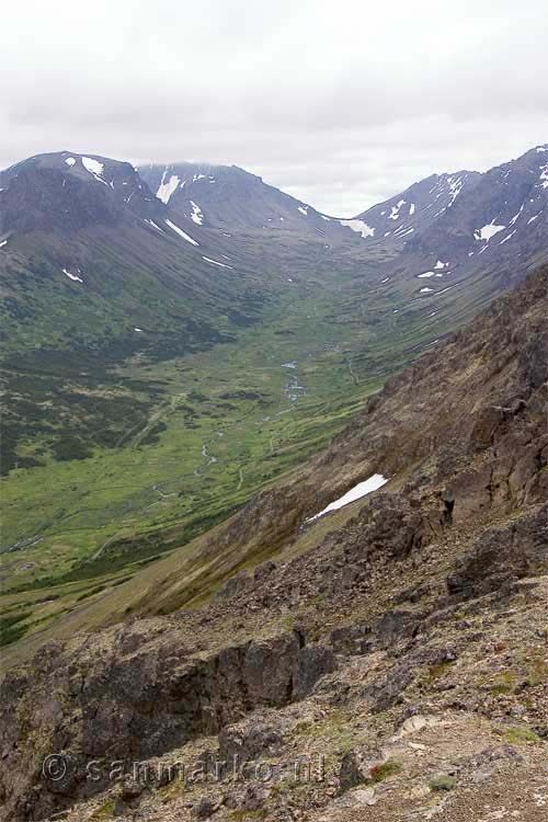 Het dal van de South Fork Campell Creek