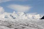 Mount Blackburn en de Root Glacier