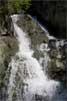 Waterval tijdens de wandeling naar de Root Glacier