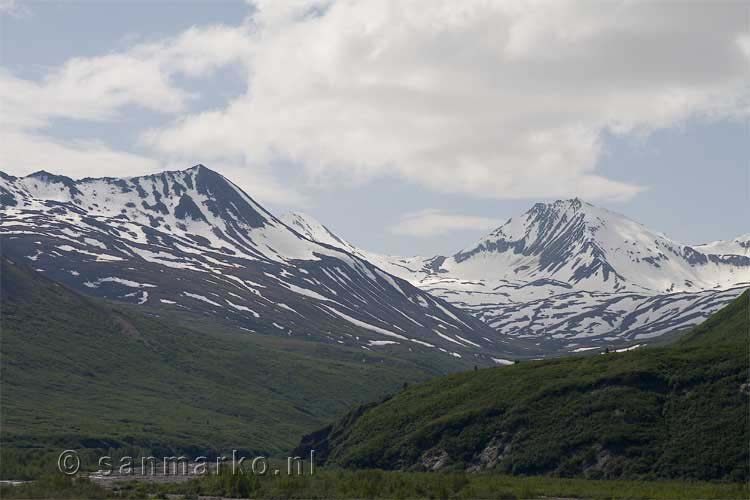 De sneeuwgrens ligt in Alaska ook laag