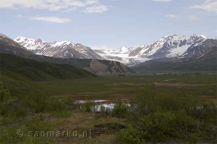 Gulkana glacier in Alaska