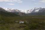 Gulkana glacier in Alaska