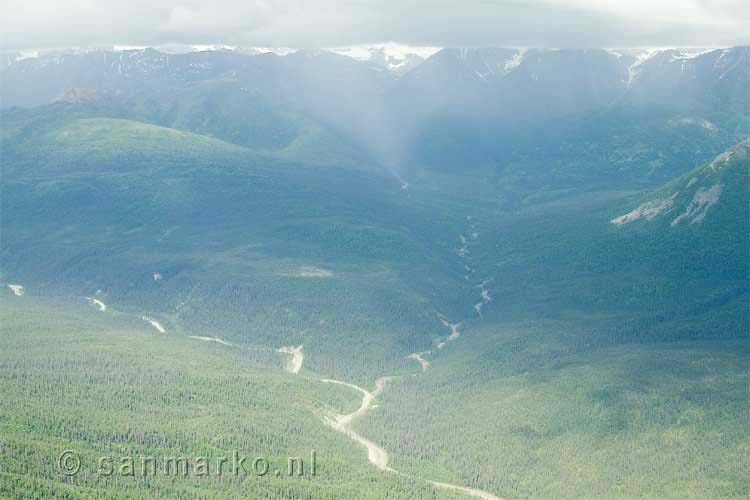 Wilderness in Wrangell St. Elias National Park in Alaska