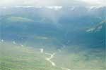 Wilderness in Wrangell St. Elias National Park in Alaska