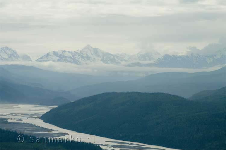 Bijna terug in Chitina in Alaska