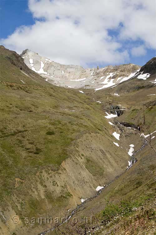 Bonanza Peak boven Kennicott in Alaska