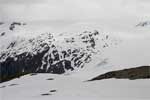 Veel wit bij het Harding Icefield in Alaska