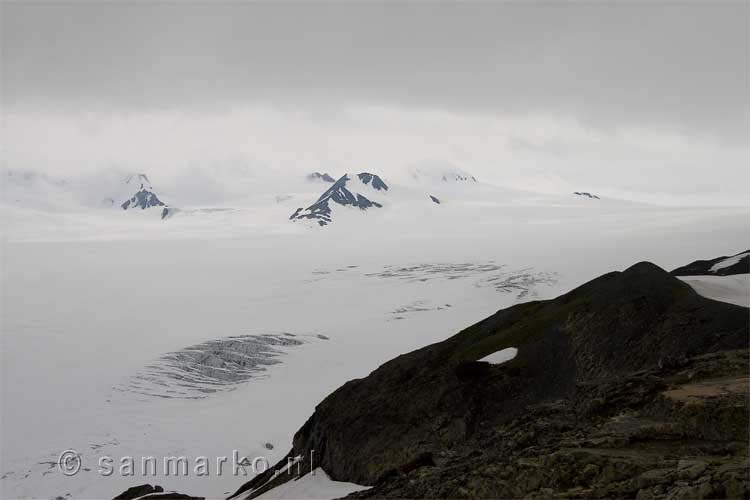 Het Harding Icefield, eindelijk