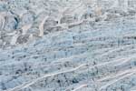 Closeup van de Exit Glacier in Alaska