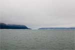 De Columbia Glacier in Alaska in de verte tijdens de glacier cruise