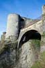 Eén van de torens van het kasteel van Bouillon in de Ardennen in België