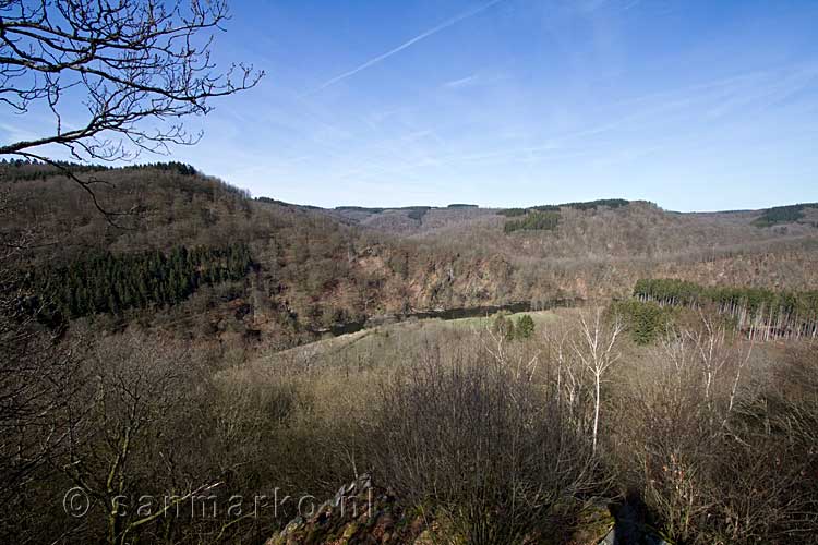 Nog een mooi uitzicht tijdens onze wandeling bij Bouillon langs de La Semois