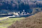 De Abbaye de Clairefontaine bij Bouillon in de Ardennen van dichtbij