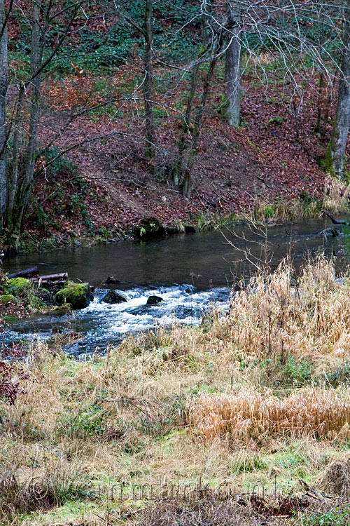 Vanaf het wandelpad uitzicht op de l'Almache bij Gembes in de Ardennen