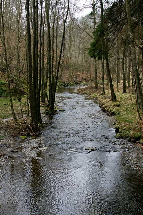 Het uitzicht tijdens onze wandeling door La vallée de l'Antrogne