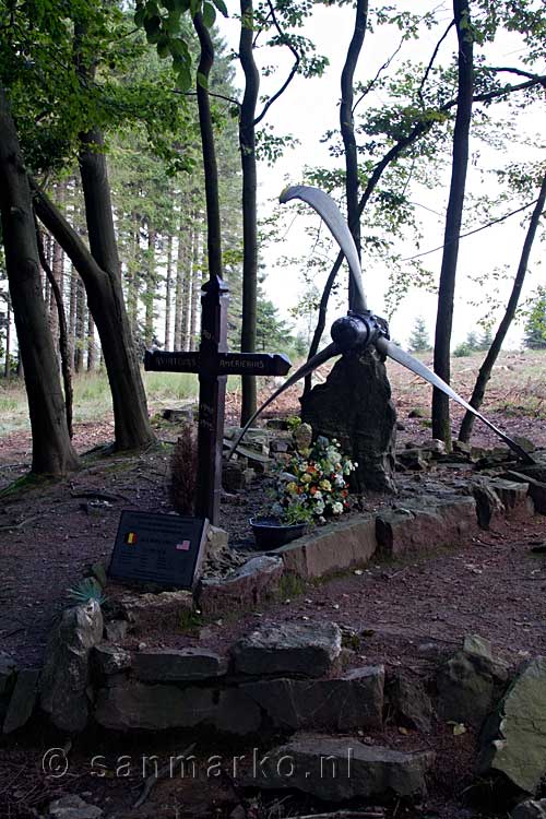 De Mémorial Américain vlakbij de Hoge Venen in de Ardennen