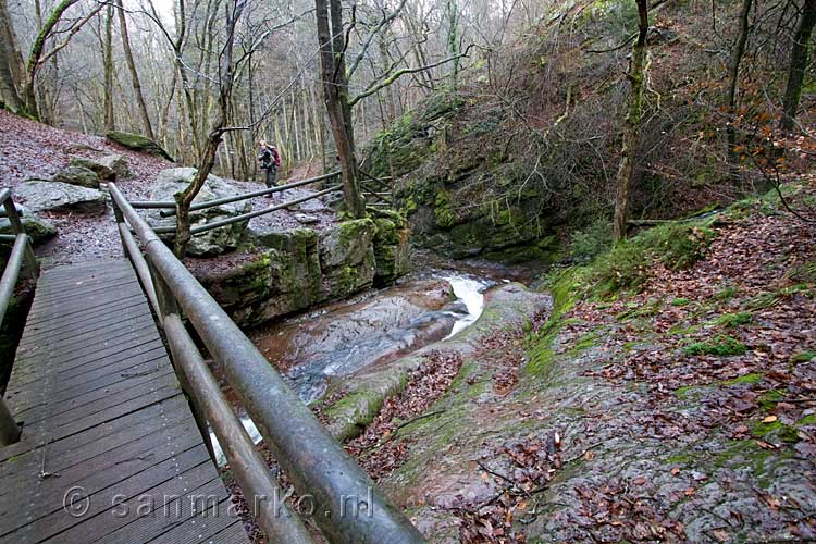 Nog een bruggetje over de Ninglinspo bij Noncèveux in de Ardennen