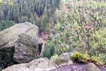 Het uitzicht vanaf Nez de Napoleon over de Warche in de Ardennen