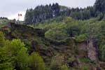 De ruines van de burcht van La Roche-en-Ardenne