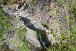 De waterval van Bayehon bij Longfaye in de Ardennen in België