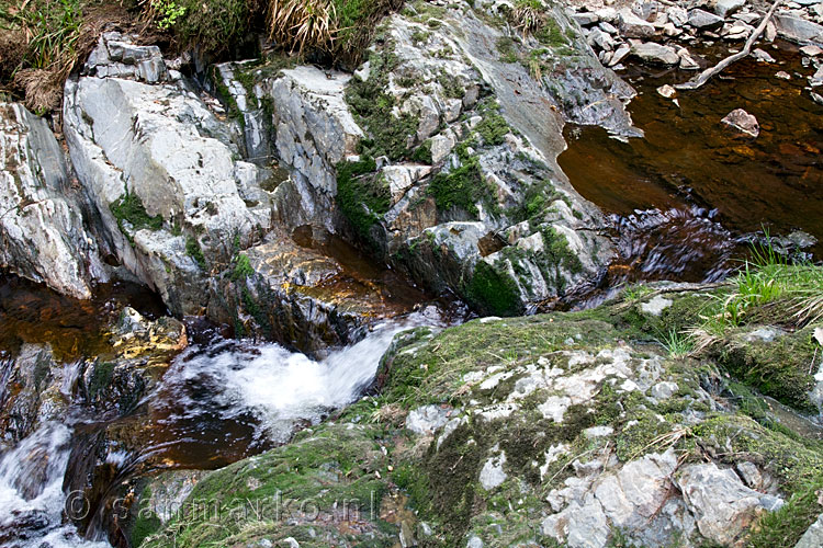 Nog een klein watervalletje in de Trôs Marets bij Malmedy in de Ardennen