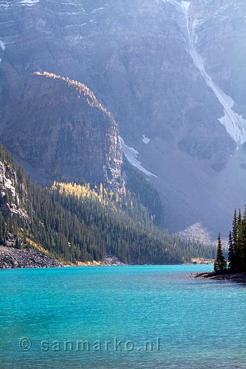 Moraine Lake in Banff National Park in Canada