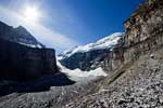 Een zeer mooi uitzicht over the Plain of the Six Glaciers