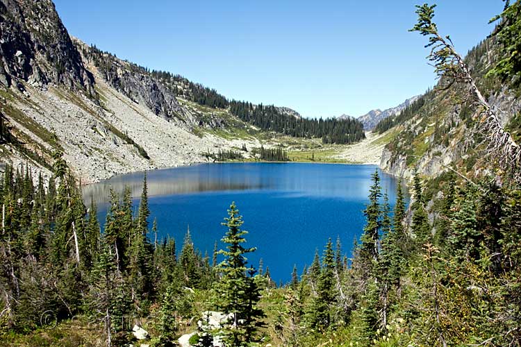 Uitzicht op Kokanee Lake in Kokanee Glacier Provincial Park