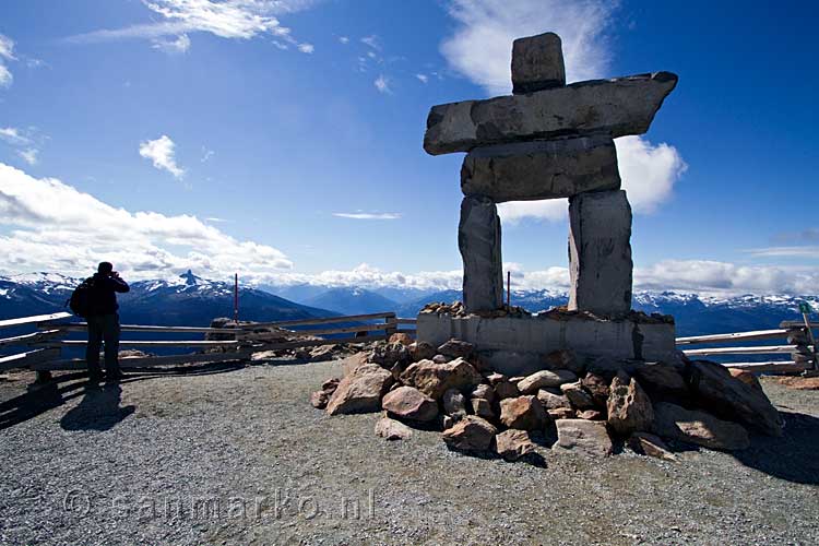 De Ilanaaq op Whistler Mountain in British Columbia in Canada