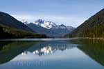 Duffey Lake en Joffre Peak onderweg van Whistler naar Clearwater