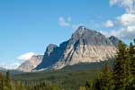 Mount Fitzwilliam vlakbij Mount Robson Provincial Park in British Columbia