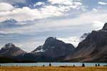 Bow Lake aan de Icefields Parkway vlakbij Banff